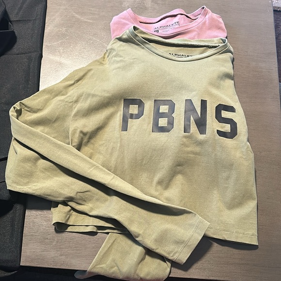 Alphalete long sleeve crop top shirts all size medium - Picture 2 of 4